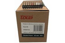 Гвозди для монтажного пистолета 3,05x25 мм, EG bullet point 1000 шт. TOUA картинка